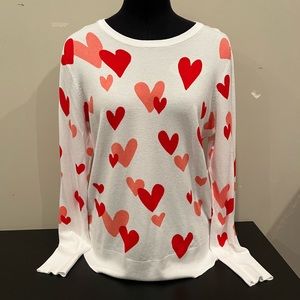 Marled heart sweater ❤️